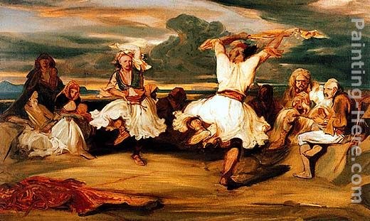 Alexandre-Gabriel Decamps Albanian Dancers